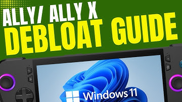 DEBLOAT your ROG Ally/ Ally X in 5 Easy Steps...
