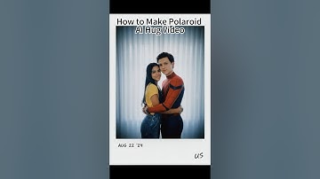 How to Make Polaroid AI Hug Video - 2 Photos to Hug Video