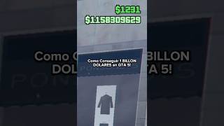Como Conseguir 1 Billon Dolares En Gta 5