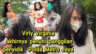 Model Seksi Virly Virginia, akhirnya penuhi panggilan penyidik  Polda Metro Jaya