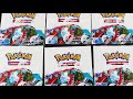 Opening 6 booster boxes of paradox rift pokemon case opening