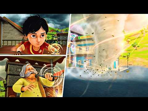 Shiva और Nanaji फँसे Deadly Cyclone में 🌪️| Shiva
