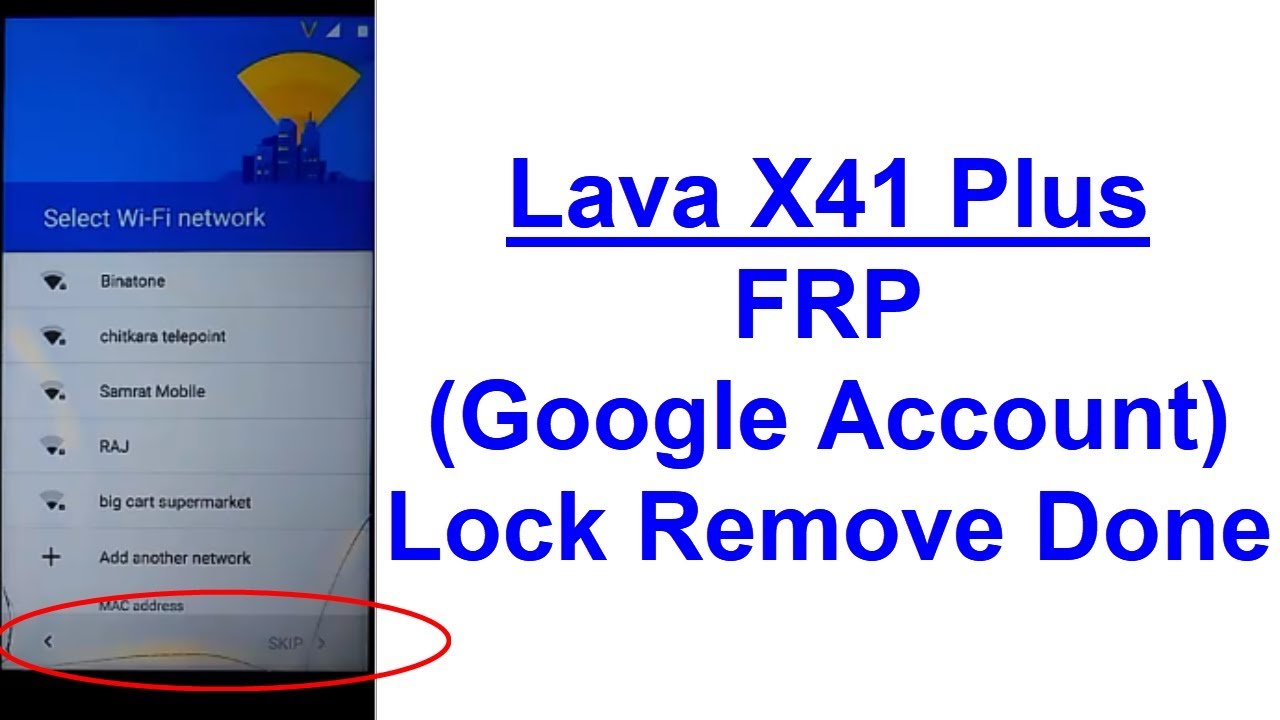 Lava X41 Plus FRP (Google Account) Lock Remove Done Without Box
