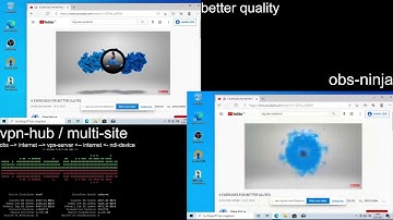 OBS: obs.ninja is good, but ndi with vpn is better - test 2