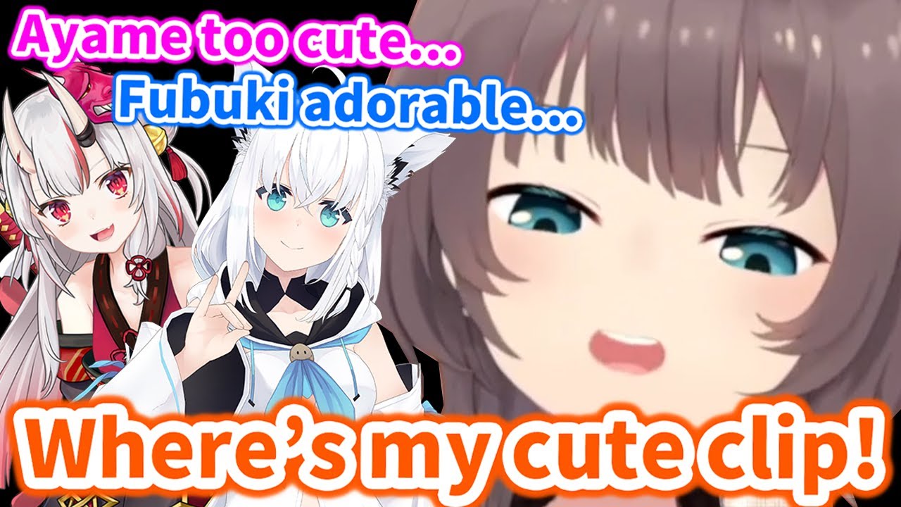Matsuri is sad about she can't find her cute clip at all【Hololive/Eng sub】