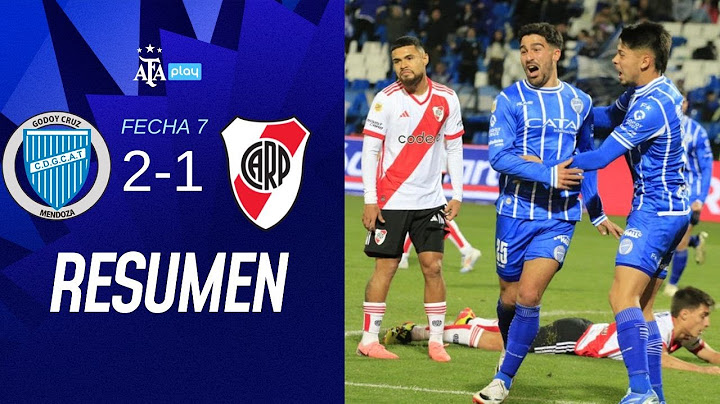Godoy Cruz 2-1 River Plate | #TorneoBetano | Resumen | Fecha 7