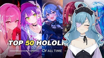 VTuber reacts to "Top 50 Hololive Songs of All Time"
