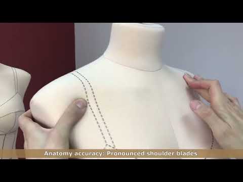 Soft tailor’s dress form Penelope, Luxe set.