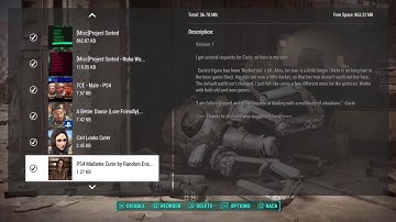 Fallout 4 PS4 Working Load Order Example