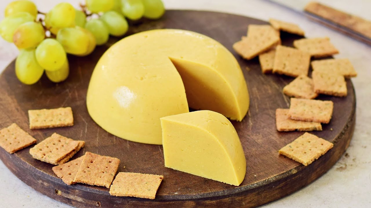 Vegan Cheese Recipe Quick Easy Sliceable Nut Free Youtube