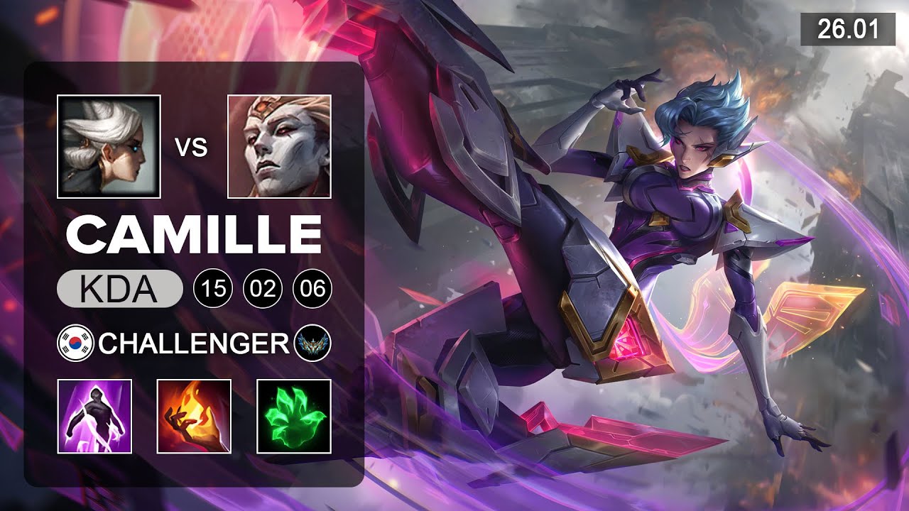 Camille vs Ambessa TOp - KR Challenger - Patch 26.01 Season 16