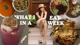 WHAT I EAT IN A WEEK as a vegan *clinical nutritionist* by Justcallmeflora 25,656 views 7 months ago 20 minutes