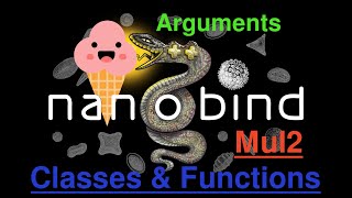 Mul2 & Classes & Icecream & Arguments | NanoBind Simplified
