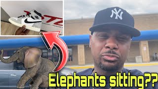 Jordan 1 White Cement DTLR Pick-up Vlog 🐘