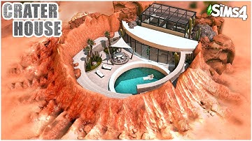 Sims 4 CRATER LOFT ☄️ [No CC] - Speed Build | Kate Emerald