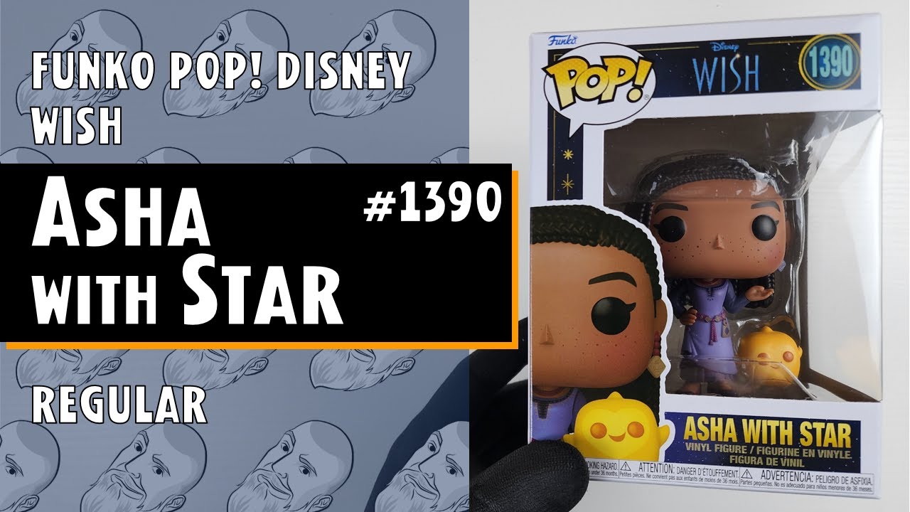 Asha With Star #1390 - Disney WISH Funko Pop!