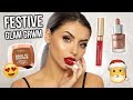 HOW TO SLEIGH THIS CHRISTMAS! EASY FESTIVE GLAM GET READY WITH ME!