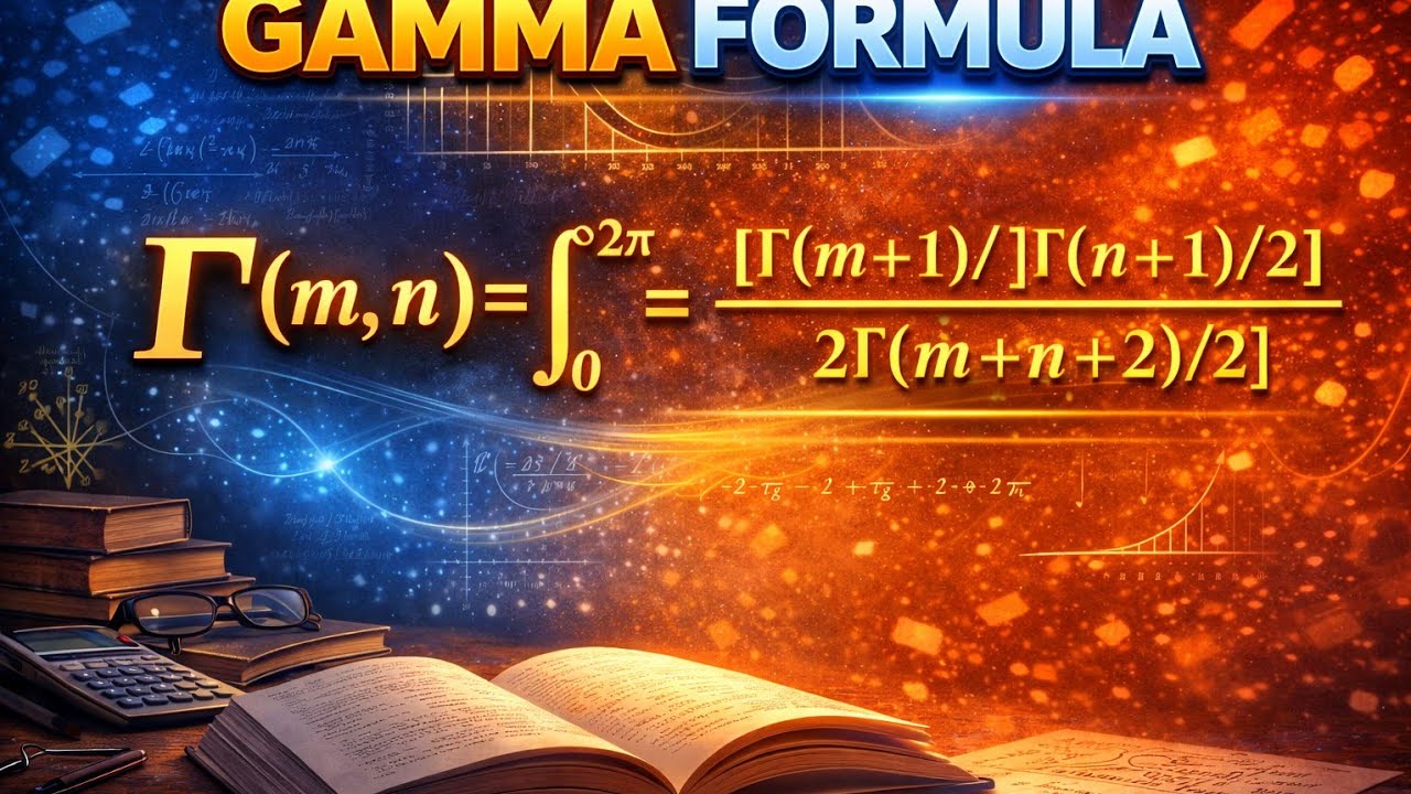 Gamma Formula proof |Beta and Gamma Function | Integral Calculus|