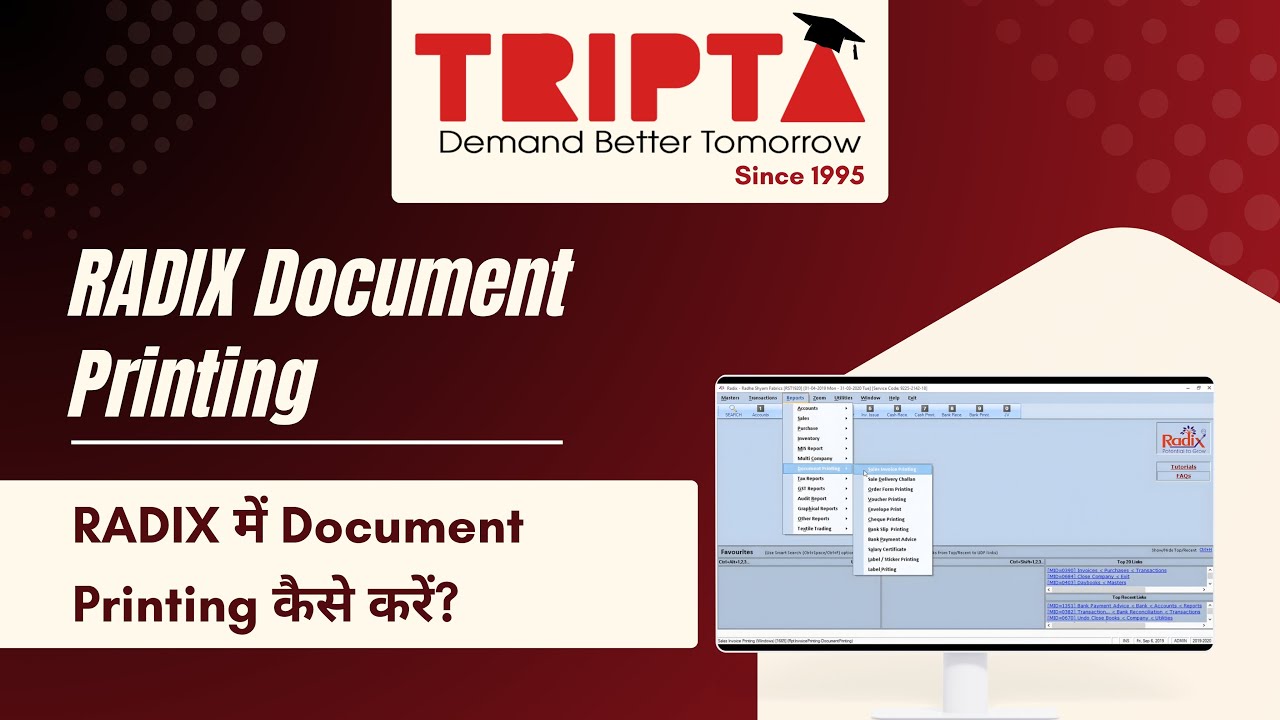 RADIX Document Printing - YouTube