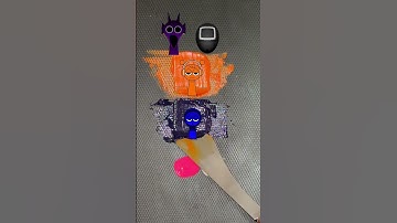 Squid game and sprunki guess the mixed color #squidgame2 #sprunki #colormixing #satisfying