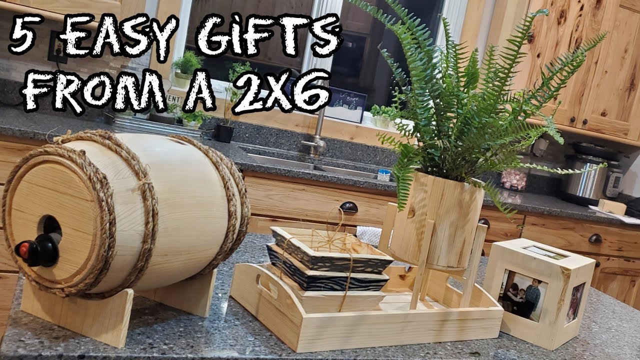 4 Easy DIY Woodworking Gift Projects!!! 