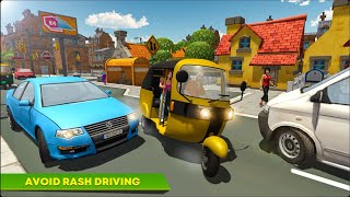 Tuk Tuk Auto Rickshaw Driving  City Game | Mobile Gameplay | Android Gaming | 3D Games screenshot 2