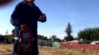 Leo skating at busland