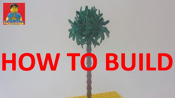 How To Build A LEGO Palm Tree - Tutorial