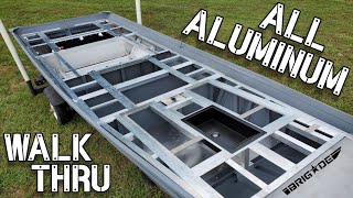 Aluminum Framing Walk Thru | DIY Jon Boat to Bass Boat