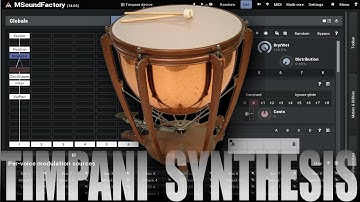 Timpani Drum Synthesis in MSoundfactory