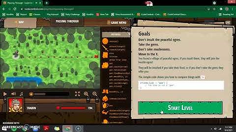 codecombat: backwoods forest -  C++ passing through solution