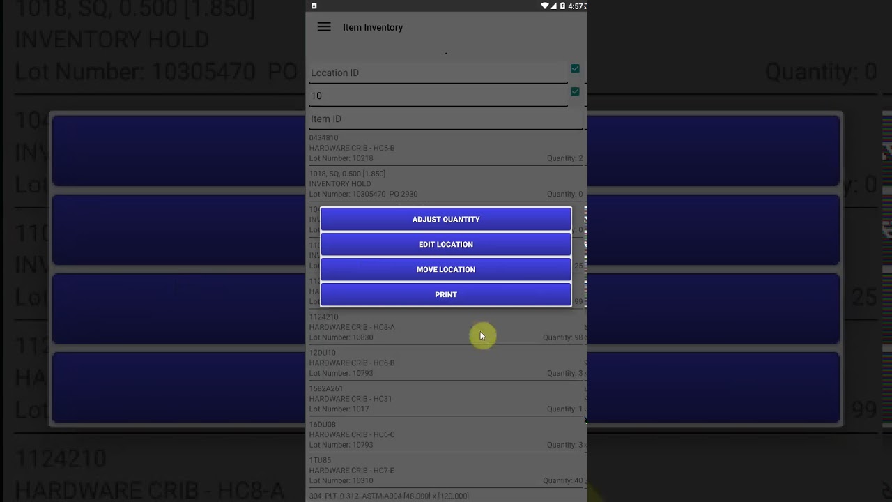 MIE Mobile Warehouse- Overview