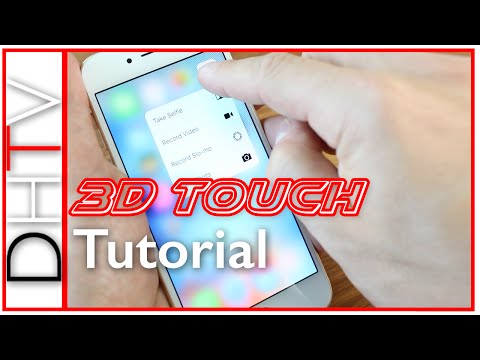 3D 터치 튜토리얼 사용 방법-iPhone 6s 및 6s Plus 팁