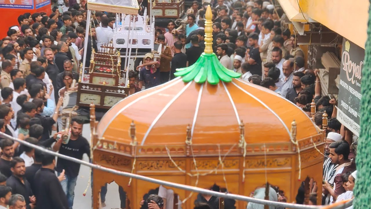 Muharram Juloos Amroha 2025 | live Mohrram juloos (Matam) 8th Muharram dost Ali Imambara #muharram