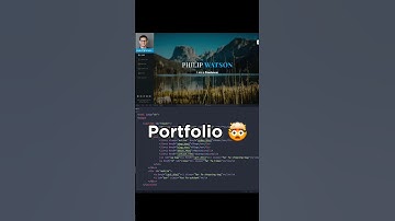 is that a portfolio? 🤯 #reels #coding #programming