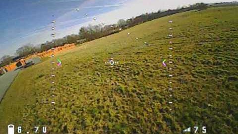 Eachine Aurora 90 - Recording of onboard video footage