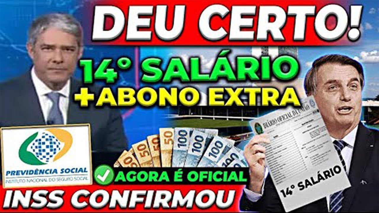 🔥😱 INSS SURPREENDE NESTE SÁBADO, OBRIGADO DEUS 14° Salário CORRE PRA VER + CARTÃO BENEFÍCIO INSS