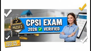 CPSI Exam 2026 u2705 Solved & Verified Answers | Pass on First Try ud83dudd25