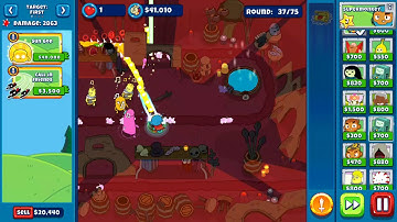 THE VENGEFUL MONKEY IN ACTION!!!- Bloons Adventure Time TD