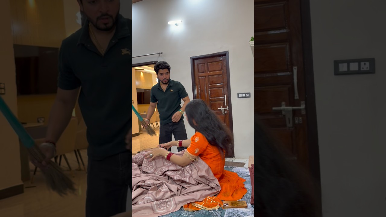 Sari baat manta hu 😅 #albadivlogs #comedy #reels #funny #couple #love #husbandwife #shadi #newreel