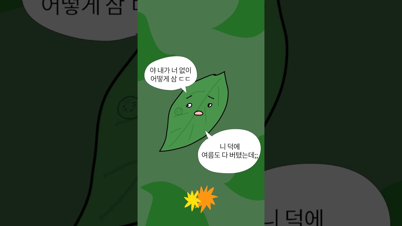 가을이 와버린 이유..
