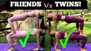 Extreme Yoga Challenge Twins Vs Friends In Bali