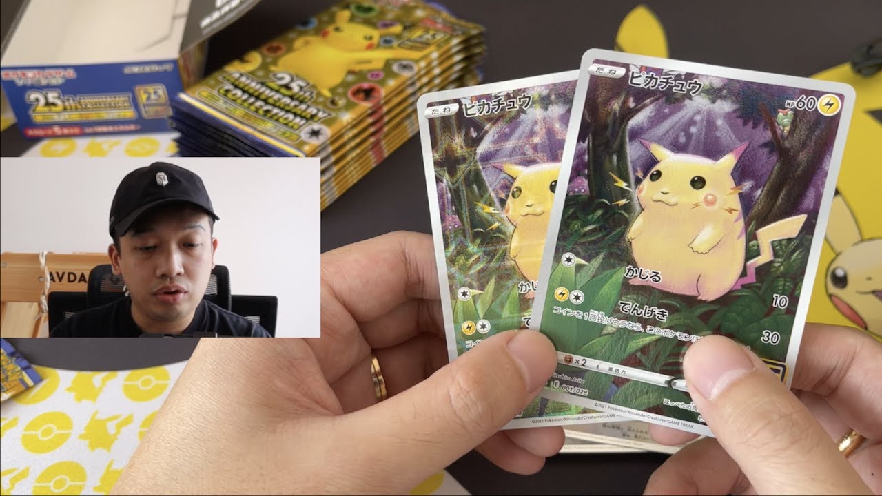 Pokemon 25th Anniversary s8a Japanese booster box opening