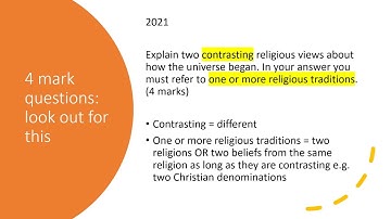 Last minute revision tips for AQA Religious Studies RS RE GCSE paper 2 2024 Thematic Studies