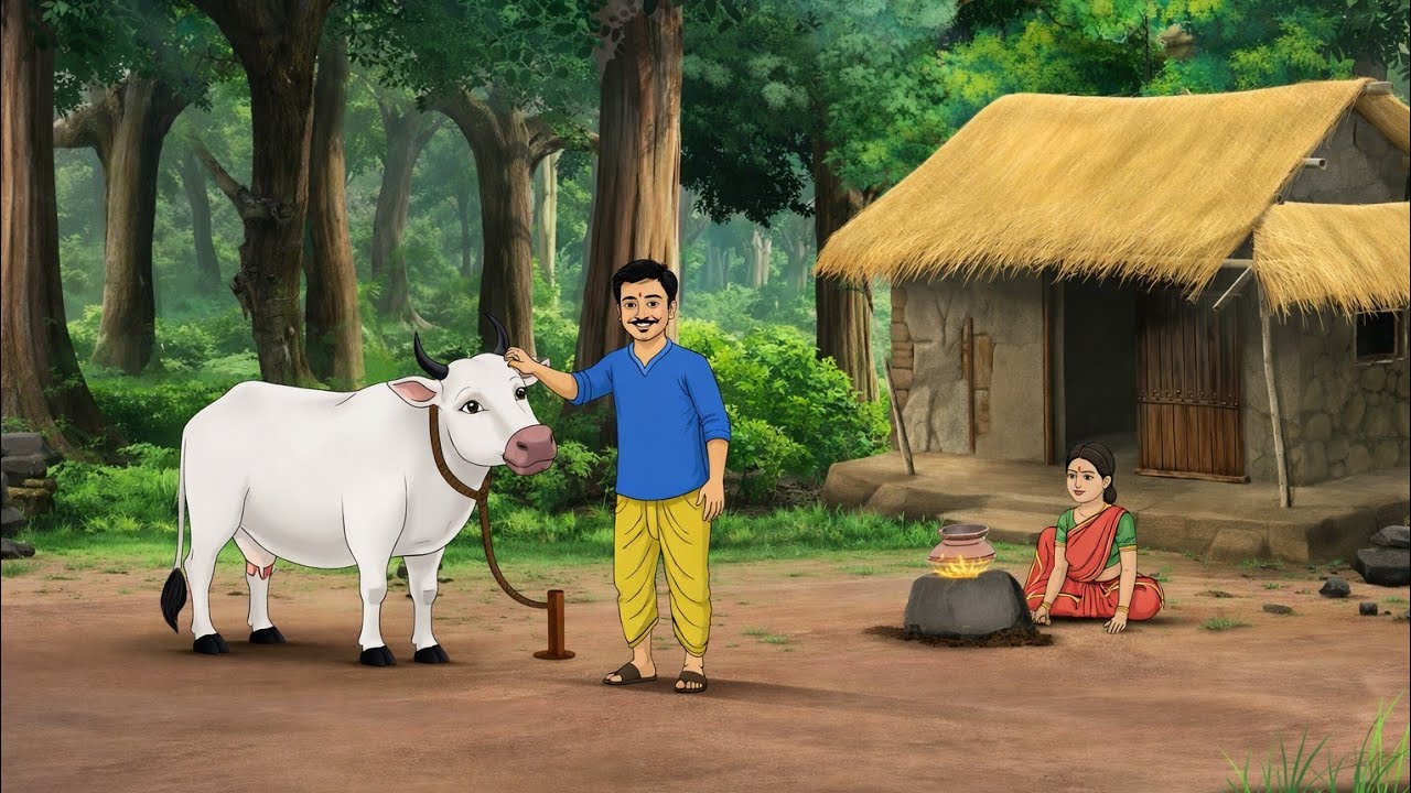जादुई गाय और सच्चा प्यार  | Emotional Hindi Story