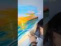 Sunset Painting | Acrylic on Canvas  #art #paintingprocess #painting #acriliconcanvas