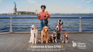 Liberty Mutual dog walking business 2023 Commercial