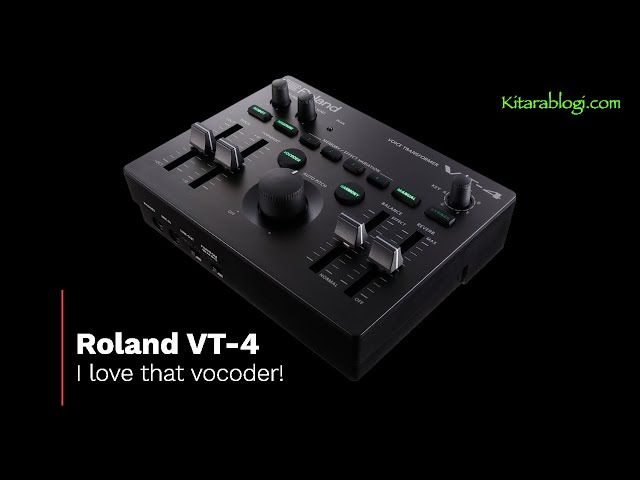 Roland VT-4 Voice Transformer +++ Short Vocoder Demo - YouTube