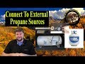 Connecting Your RV To Any External Propane Source  - Sturgistay Propane Adapter