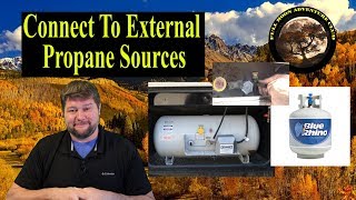 Connecting Your RV To Any External Propane Source   Sturgistay Propane Adapter